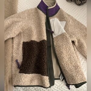 Tory Burch fuzzy jacket, like new